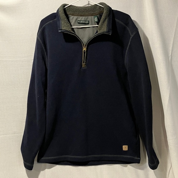 G.H. Bass & Co. Other - G.H. Bass & Co. Men's Navy Zip-Up Sweater
